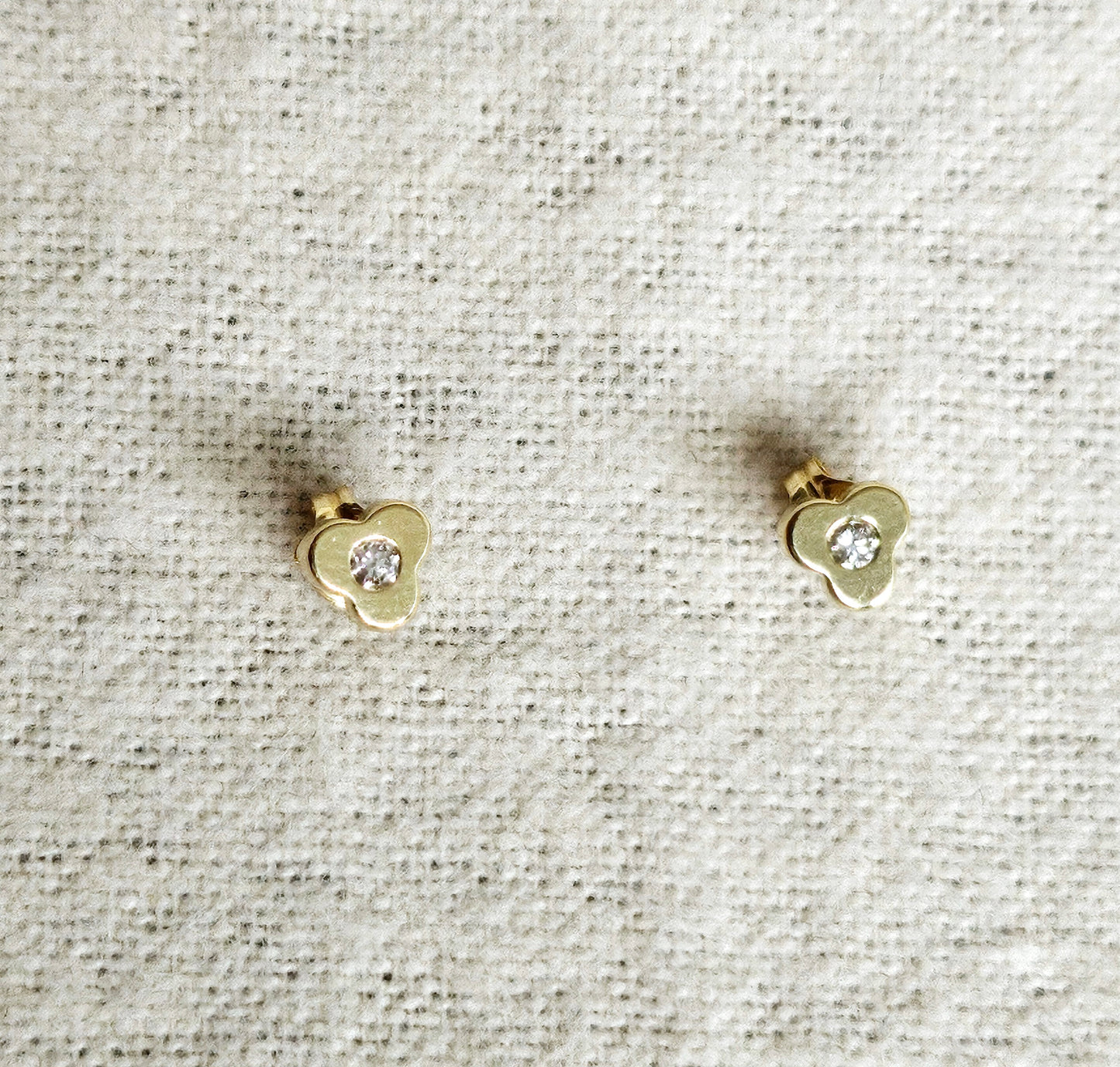 Boucles d'oreilles le trèfle