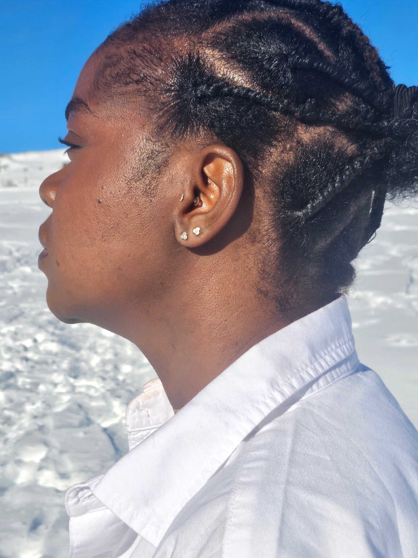 Boucles d'oreilles le trèfle